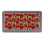 Mona Lisa Frame Pattern Red Memory Card Reader (Mini) Front