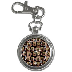 Mona Lisa Frame Pattern Key Chain Watches