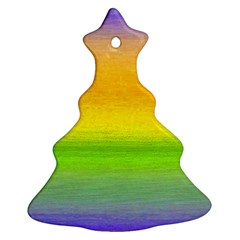 Ombre Christmas Tree Ornament (two Sides)