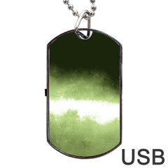 Ombre Dog Tag Usb Flash (one Side) by Valentinaart