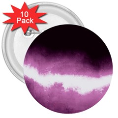 Ombre 3  Buttons (10 Pack)  by Valentinaart