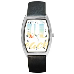 Hola Beaches 3391 Trimmed Barrel Style Metal Watch by mattnz