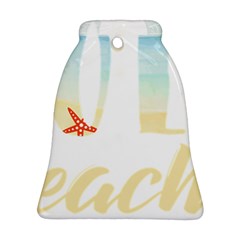 Hola Beaches 3391 Trimmed Ornament (bell)