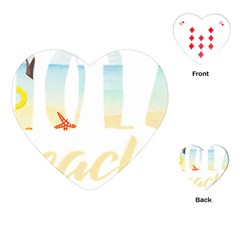 Hola Beaches 3391 Trimmed Playing Cards (heart) by mattnz