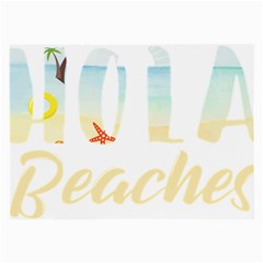 Hola Beaches 3391 Trimmed Large Glasses Cloth (2-side) by mattnz
