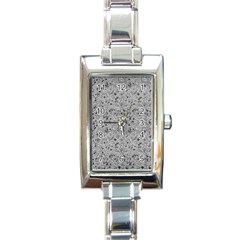 Cracked Texture Abstract Print Rectangle Italian Charm Watch