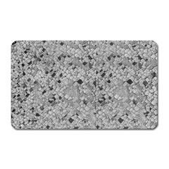 Cracked Texture Abstract Print Magnet (Rectangular)