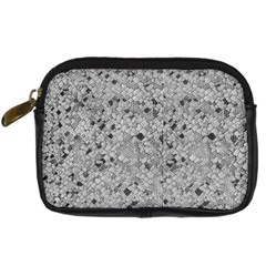 Cracked Texture Abstract Print Digital Camera Leather Case