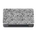 Cracked Texture Abstract Print Memory Card Reader with CF Front