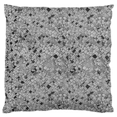 Cracked Texture Abstract Print Large Cushion Case (One Side)