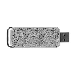 Cracked Texture Abstract Print Portable USB Flash (One Side)