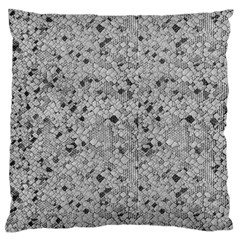 Cracked Texture Abstract Print Large Flano Cushion Case (Two Sides)