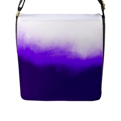 Ombre Flap Closure Messenger Bag (l) by Valentinaart