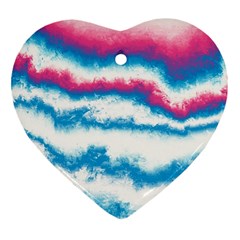 Ombre Heart Ornament (two Sides) by Valentinaart