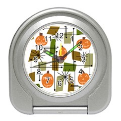 Halloween Mid Century Modern Travel Alarm Clock by KayCordingly