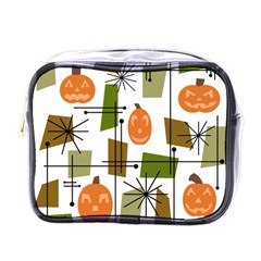 Halloween Mid Century Modern Mini Toiletries Bag (one Side) by KayCordingly