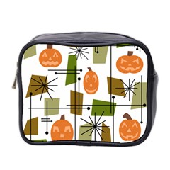 Halloween Mid Century Modern Mini Toiletries Bag (two Sides) by KayCordingly