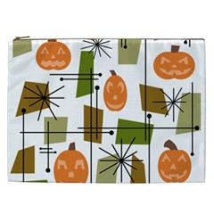 Halloween Mid Century Modern Cosmetic Bag (xxl)