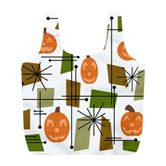 Halloween Mid Century Modern Full Print Recycle Bag (l)