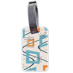 Minimalist Wavy Rectangles Luggage Tags (two Sides) by KayCordingly