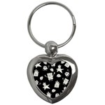 Doodle Bob Pattern Key Chains (Heart)  Front