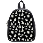 Doodle Bob Pattern School Bag (Small) Front