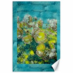 Bloom In Vintage Ornate Style Canvas 20  X 30  by pepitasart