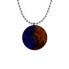 Colored Rusty Abstract Grunge Texture Print Button Necklaces by dflcprints