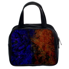 Colored Rusty Abstract Grunge Texture Print Classic Handbag (two Sides) by dflcprints