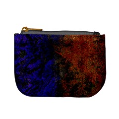 Colored Rusty Abstract Grunge Texture Print Mini Coin Purse by dflcprints