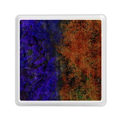 Colored Rusty Abstract Grunge Texture Print Memory Card Reader (square) by dflcprints