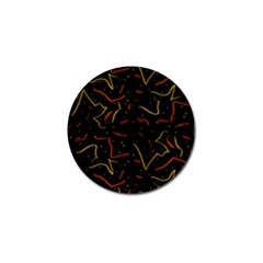 Lines Abstract Print Golf Ball Marker (10 Pack)