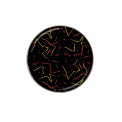 Lines Abstract Print Hat Clip Ball Marker