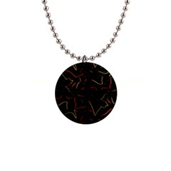Lines Abstract Print Button Necklaces
