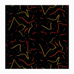 Lines Abstract Print Medium Glasses Cloth (2-side) by dflcprints