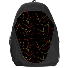 Lines Abstract Print Backpack Bag