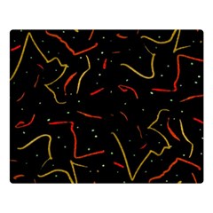 Lines Abstract Print Double Sided Flano Blanket (large) 