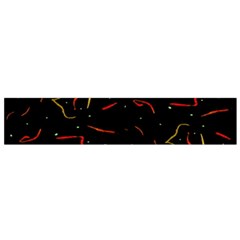 Lines Abstract Print Small Flano Scarf