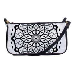 Textura Model Texture Design Lines Shoulder Clutch Bag by Simbadda