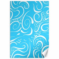 Scribble Reason Design Pattern Canvas 12  X 18  by Simbadda