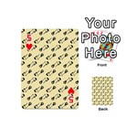 Guitar Guitars Music Instrument Playing Cards 54 (Mini) Front - Heart5