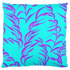 Branches Leaves Colors Summer Large Cushion Case (one Side) by Simbadda