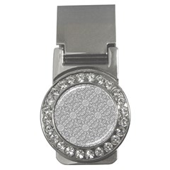 Geometric Grey Print Pattern Money Clips (cz) 