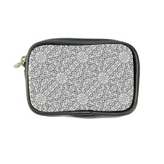 Geometric Grey Print Pattern Coin Purse