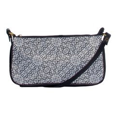 Geometric Grey Print Pattern Shoulder Clutch Bag