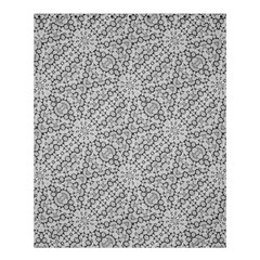 Geometric Grey Print Pattern Shower Curtain 60  X 72  (medium) 