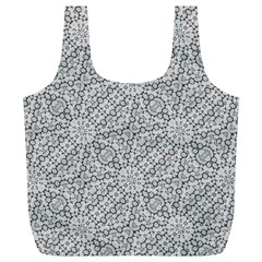 Geometric Grey Print Pattern Full Print Recycle Bag (xl)