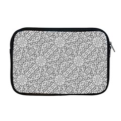 Geometric Grey Print Pattern Apple Macbook Pro 17  Zipper Case