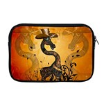 Funny Steampunk Giraffe With Hat Apple MacBook Pro 17  Zipper Case Front