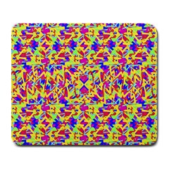 Multicolored Linear Pattern Design Large Mousepads
